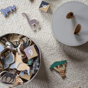 Ferm Living Safari Animal Box 12djur