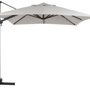 Linz parasoll grå/khaki 250x250cm