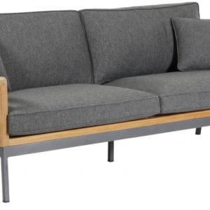Zalongo soffa 3-sits teak/grå