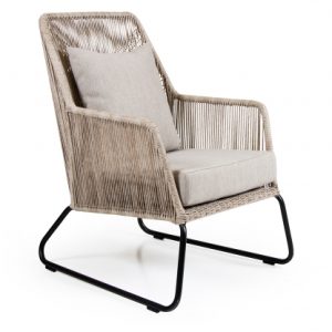 Midway fåtölj med dyna beige