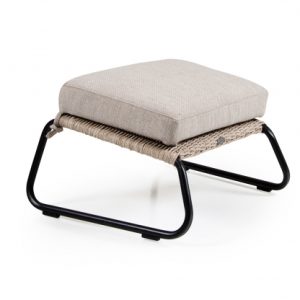 Midway fotpall med dyna beige