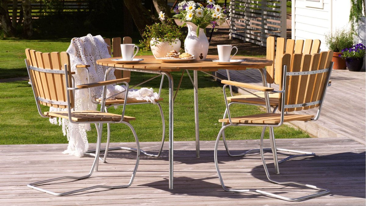 56:an karmstol teak - Bild 5
