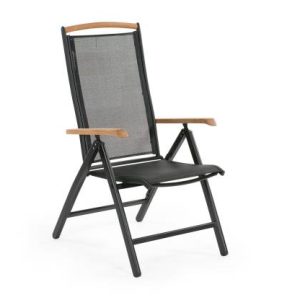 Andy positionsstol svart/teak