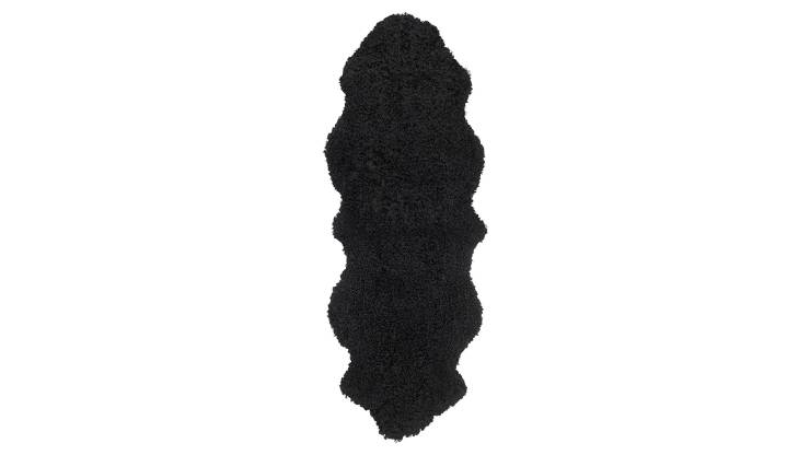Curly fårskinn black dubbel - Bild 2
