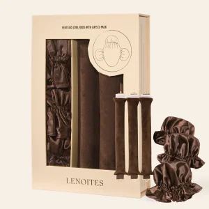 Heatless Curl Rods with Caps 3-Pack