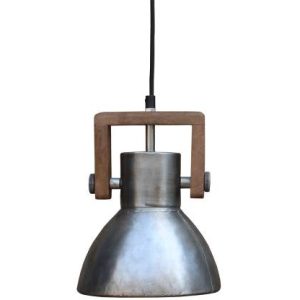 Ashby Single Taklampa Silver 19 cm