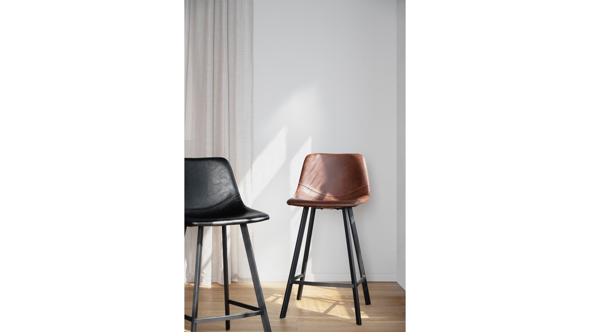 Auburn barstol svart - Bild 7