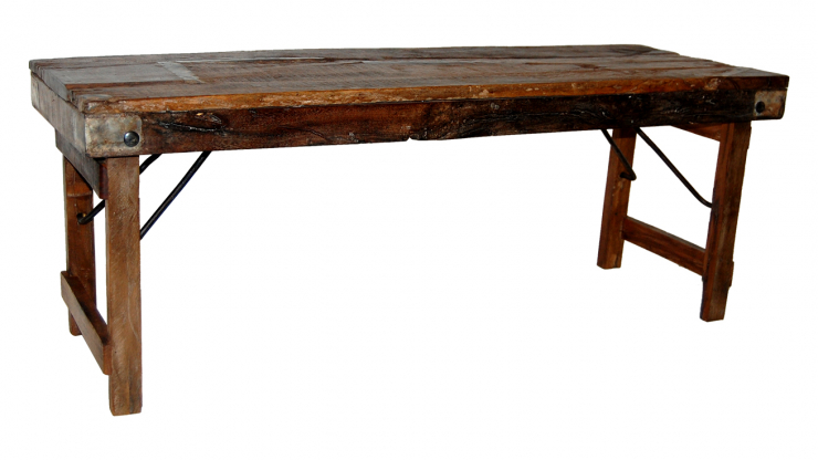 Amar vintage rustik bänk - Bild 2