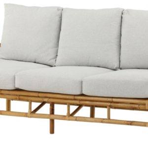 Cane rottingsoffa 3-sits natur