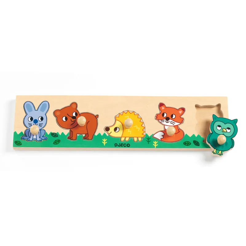 Djeco – Forest´n´co Knopp-pussel