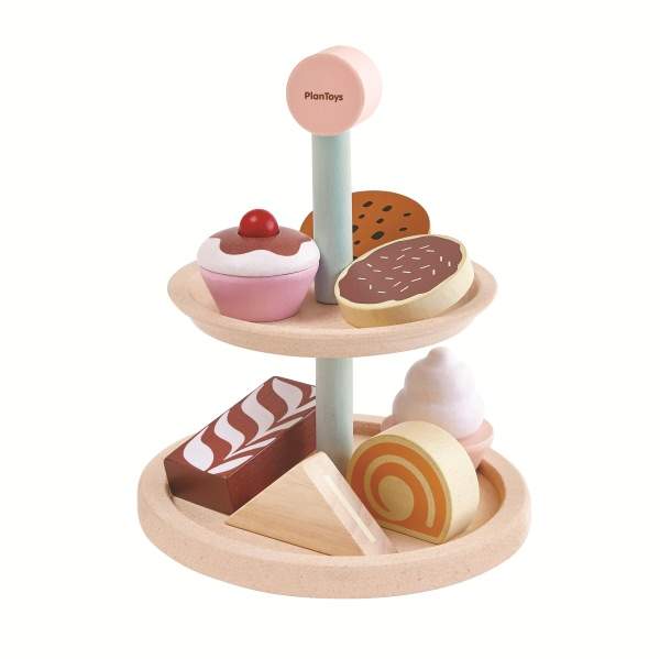 PlanToys – Bakery Stand Set -kakfat - Bild 2